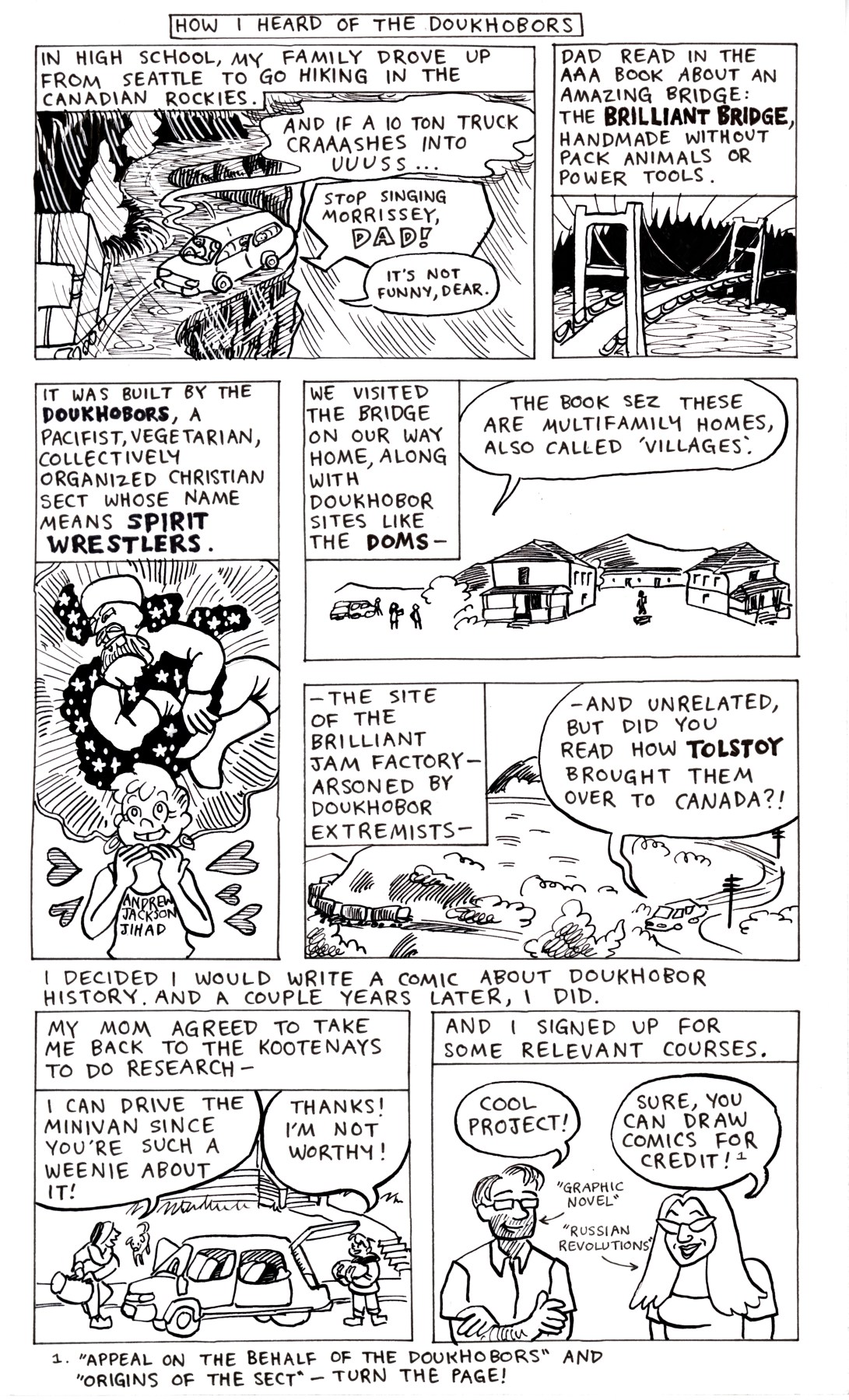 How I heard of the doukhobors